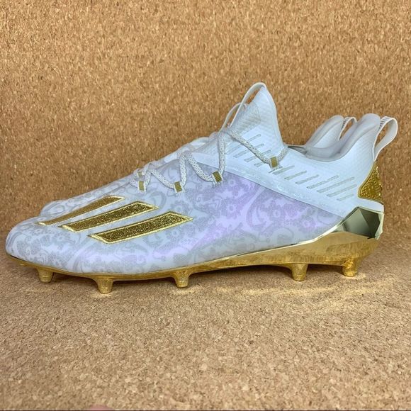 adidas Shoes Adidas Adizero Football Cleats Young King White Gold